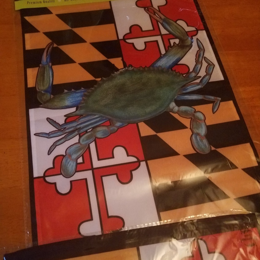 Maryland blue crab house flags